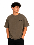 BLSS Heavyweight Oversized T-Shirt in Beige