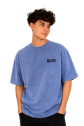 BLSS Heavyweight Oversized T-Shirt in Light Blue