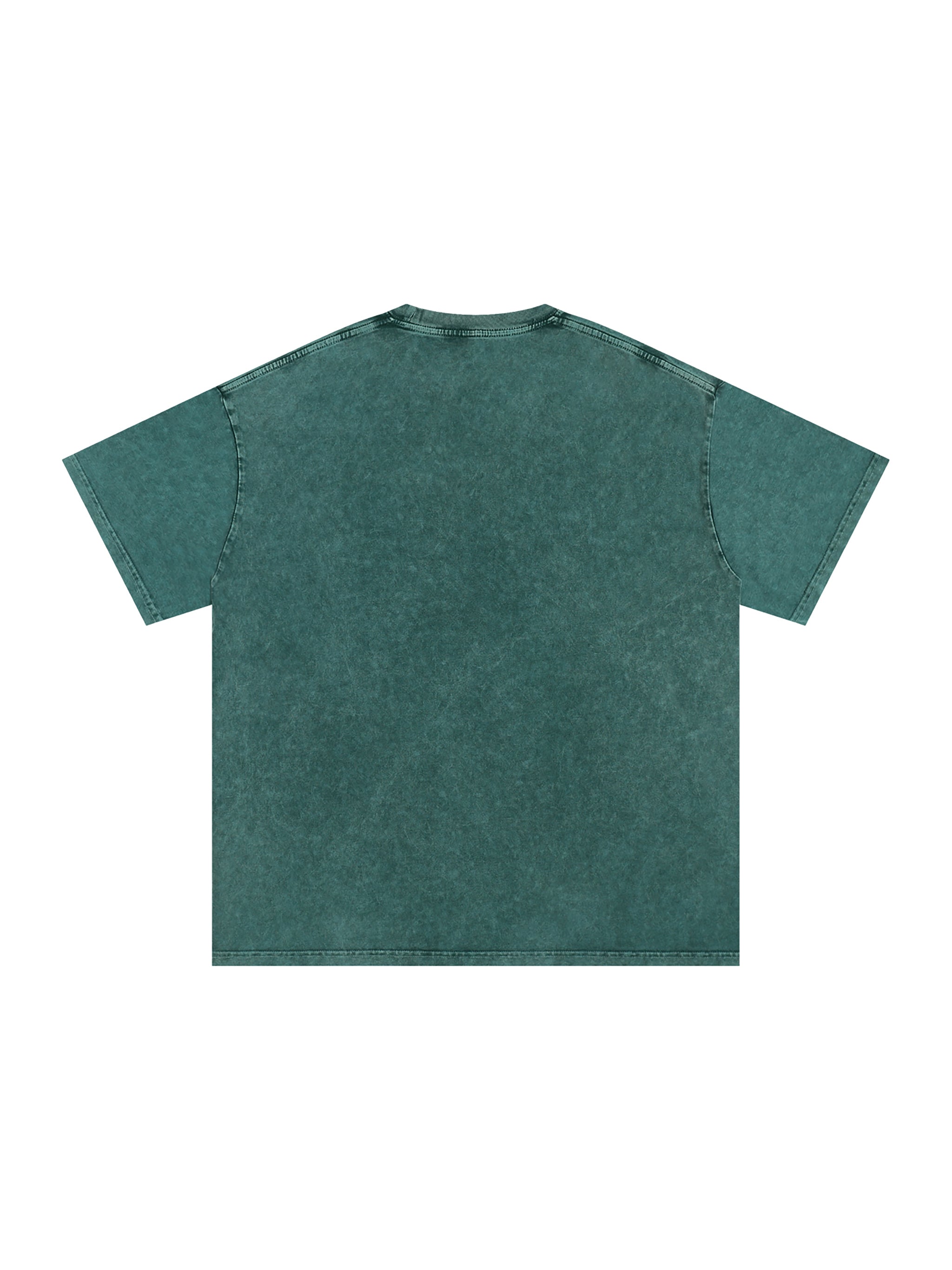 BLSS Heavyweight Oversized T-Shirt in Olive — back