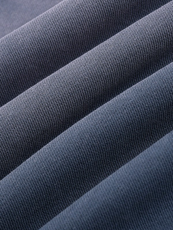 BLSS Heavyweight Hoodie in Bone — ribbing detail