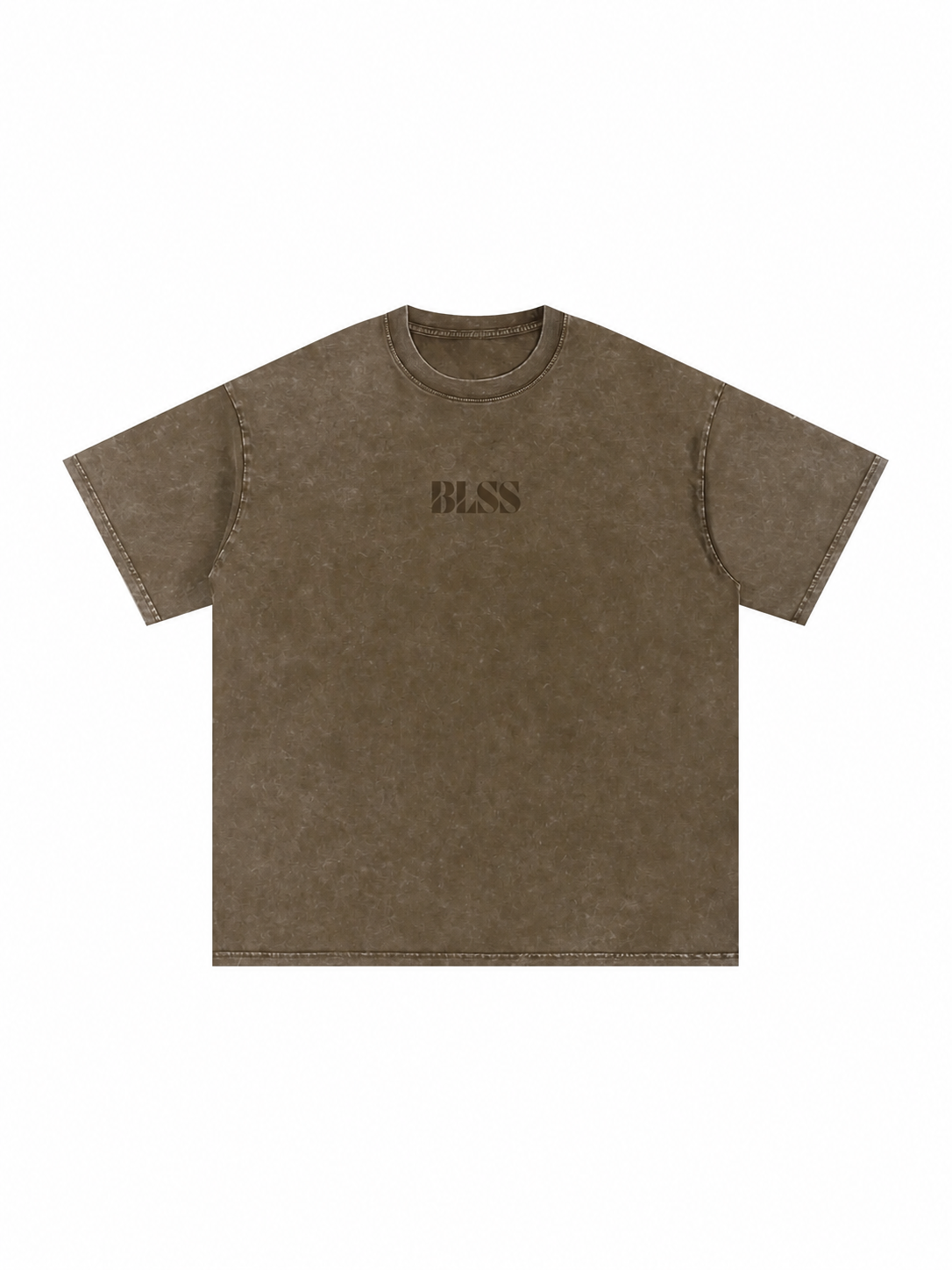 BLSS Heavyweight Oversized T-Shirt in Beige — front