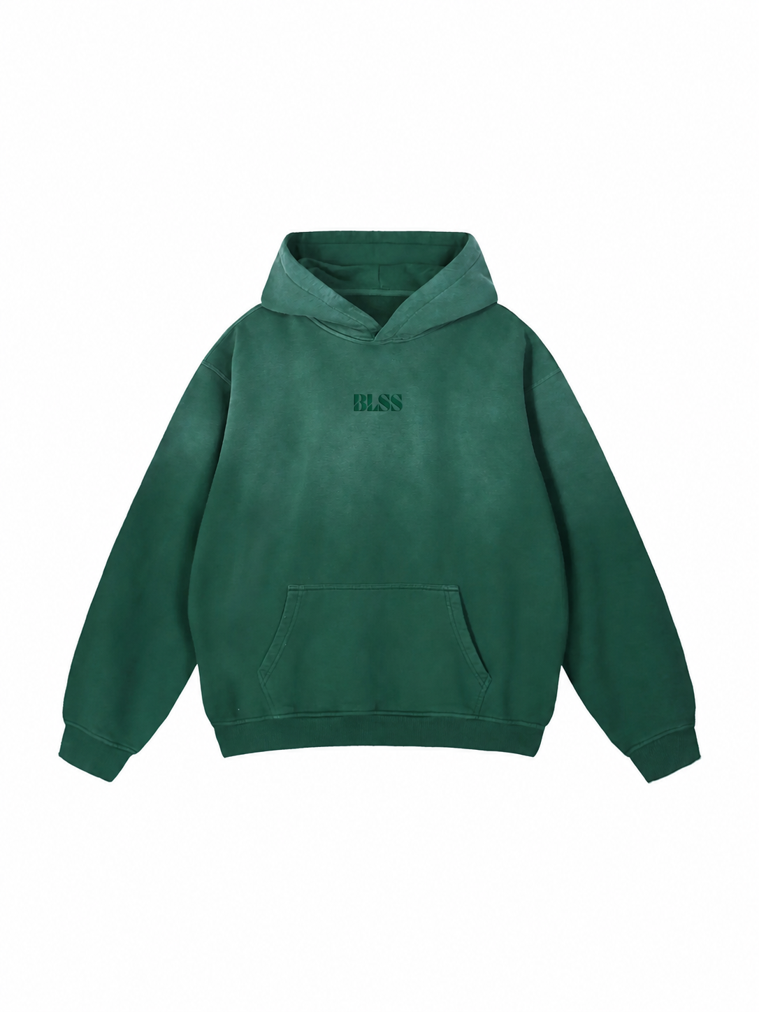 BLSS Heavyweight Hoodie in Olive — front