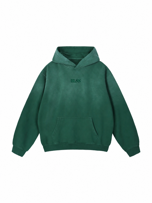 BLSS Heavyweight Hoodie in Olive — front