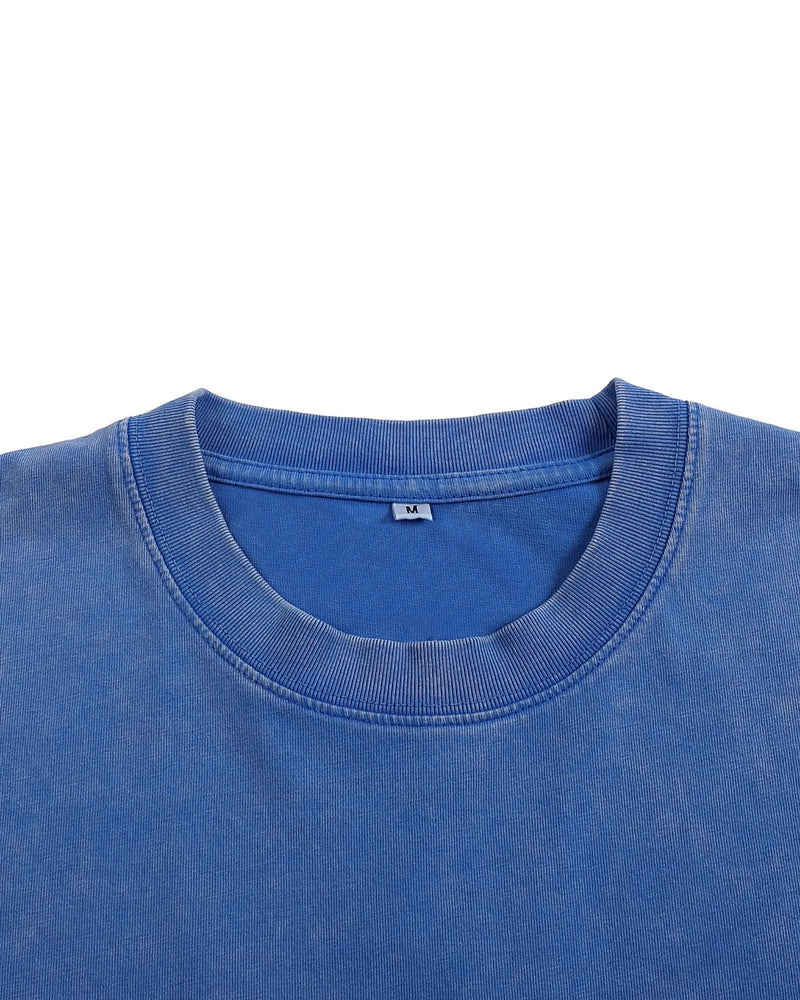 BLSS Heavyweight Oversized T-Shirt - Light Blue