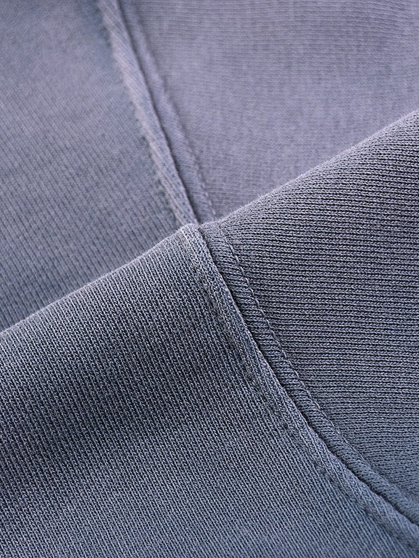 BLSS Heavyweight Hoodie in Bone — shoulder detail